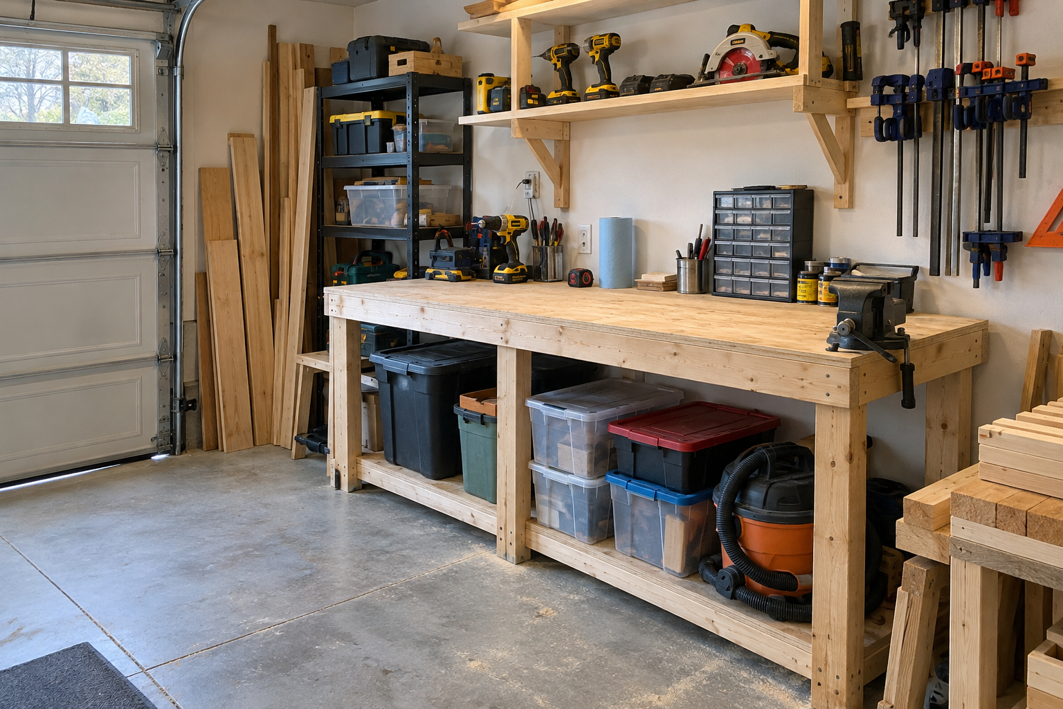 Small Garage Workshop Setup: Make Space for Your First Projects